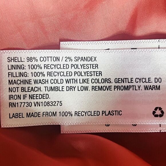 Universal Thread Coral Pink Soft Fluffy Puffer Jacket University Style Sz Medium - Picture 9 of 9